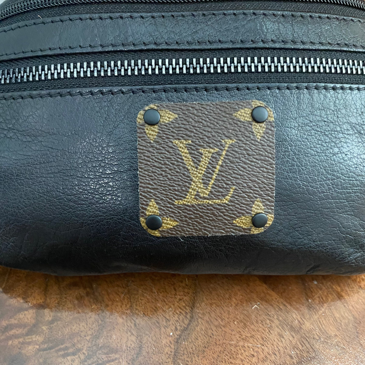 Cognac Leather Sling Bag/Fanny Pack/Bumbag - Monogram LV – Beauty