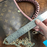 The Cygnet Crossbody Handbag - Vintage LV Monogram in Blush Pink