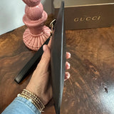 The Junco Wristlet - Vintage Gucci Leather in Black