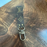 Upcycled LV Monogram Wristlet Keychain