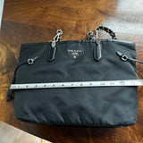 The Albatross Shoulder Bag in Black Prada