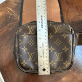 The Peacock Belt Bag - Vintage Louis Vuitton Monogram in Black