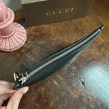 The Junco Wristlet - Vintage Gucci Leather in Black