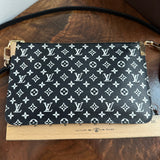 The Chick Crossbody - Upcycled LV in Jungle Print