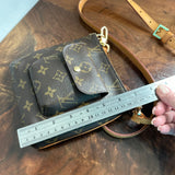 The Junco Crossbody - Vintage LV Monogram in Vachetta