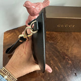 The Junco Wristlet - Vintage Gucci Leather in Black