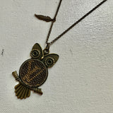 Owl Always Love You Necklace in Antique Bronze