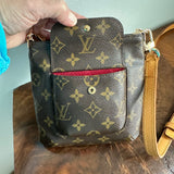 The Junco Crossbody - Vintage LV Monogram in Vachetta