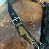 The Junco - Vintage Prada Shoulder Bag in Black/Bronze