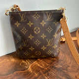 The Junco Crossbody - Vintage LV Monogram in Vachetta