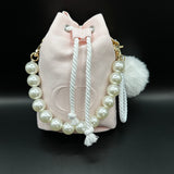 The Junco Pearl Handbag  - Pale Pink Dior
