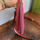 The Junco Crossbody - Red/White/Blue Vintage Gucci GG