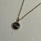 Upcycled Black/Gold GG Gucci Necklace - Gold-Filled Link Chain