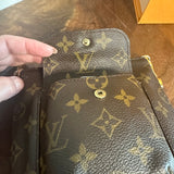 The Junco Crossbody - Vintage LV Monogram in Black