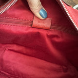 The Full Falcon Crossbody/Handbag - Vintage Gucci in Red Canvas