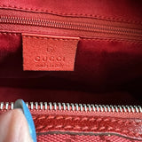 The Full Falcon Crossbody/Handbag - Vintage Gucci in Red Canvas