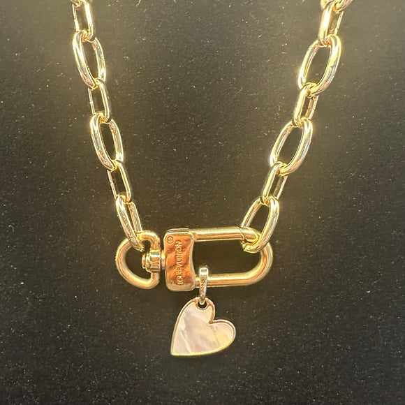 Upcycled LV Necklace