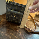 The Junco Crossbody - Vintage LV Monogram in Vachetta