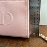 The Junco Crossbody Bag with Gold Handles - Pale Pink Dior