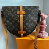 The Dove Crossbody - Vintage LV Monogram in Vachetta