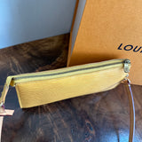 The Junco Wristlet - Vintage LV Epi in Yellow