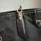 The Albatross Shoulder Bag in Black Prada