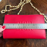 The Junco Crossbody Bag - Christmas Red in Embossed Dior