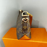 The Junco Crossbody - Vintage LV Monogram in Vachetta