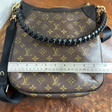 The Peacock Crossbody Handbag - Vintage LV in Black Monogram