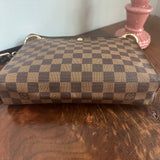 The Swan Crossbody - Vintage Damier in Brown