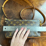 The Junco Crossbody - Vintage LV Monogram in Vachetta