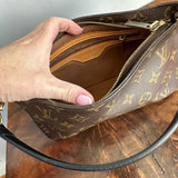 The Junco Handbag - Vintage LV Monogram in Black