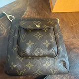 The Junco Crossbody - Vintage LV Monogram in Black