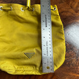 The Junco Pouch - Vintage Prada in Chartreuse