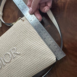 The Junco Crossbody Bag - Raffia Dior