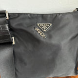 The Junco Messenger - Vintage Prada in Black