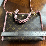 The Swan Crossbody - Vintage Monogram in Pale Pink