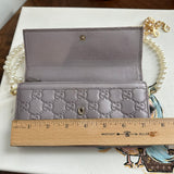 The Junco Wallet/Crossbody - Vintage GG in Pale Purple