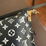 The Chick Crossbody - Upcycled LV in Jungle Print