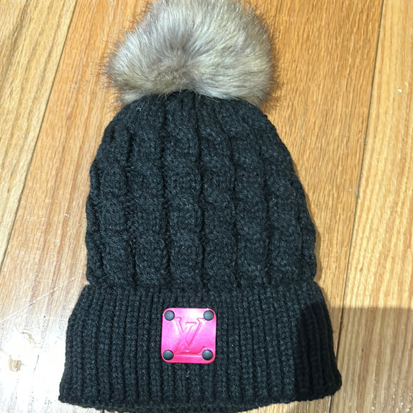 Upcycled LV Beanie  Resurrect Antiques