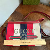 The Junco Crossbody - Red/White/Blue Vintage Gucci GG