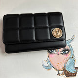 Button Bag - Black Phone Crossbody with LV Button