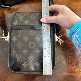 The Macaw - LV Monogram Crossbody Bag in Black