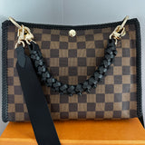 The Swan Crossbody - Vintage Damier in Black