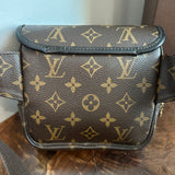 The Peacock Belt Bag - Vintage Louis Vuitton Monogram in Black