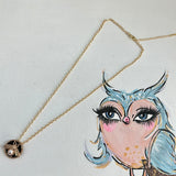 Gucci Bee Button Necklace - Gold-Filled Link Chain