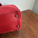 The Full Falcon Crossbody/Handbag - Vintage Gucci in Red Canvas