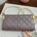 The Junco Wallet/Crossbody - Vintage GG in Pale Purple