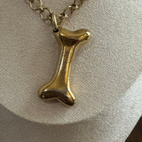 Repurposed LV Doggy Bone, House, or Bowl Charm Necklace