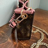 The Cygnet Crossbody Handbag - Vintage LV Monogram in Blush Pink